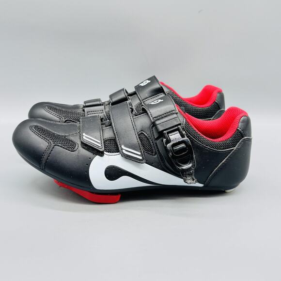 Peloton Shoes Womens 9 Black Red Cycling Look Delta Clipless Cleats Indoor Bike - Picture 5 of 12